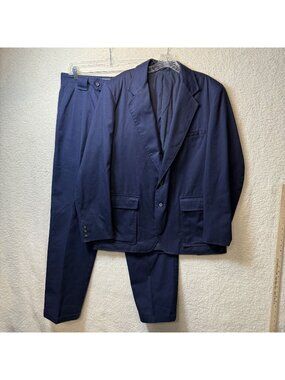 Tilley Endurables Mens Travellers Suit Navy Jacket Size 42 Pants 36x31.5 Canada